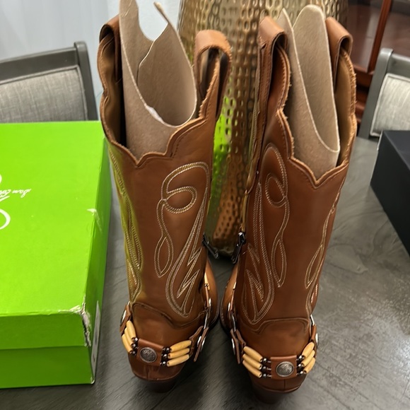 SAM EDELMAN JACKIE WESTERN BOOT - Picture 12 of 14